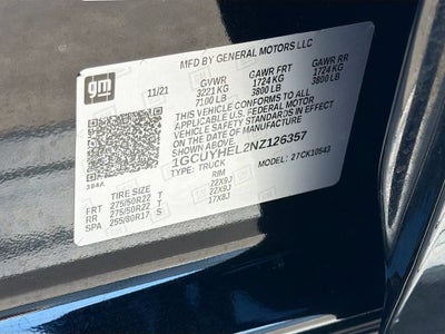 2022 Chevrolet Silverado 1500 LTD High Country