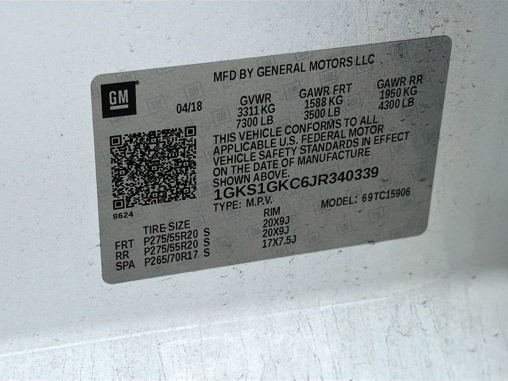2018 GMC Yukon XL SLT