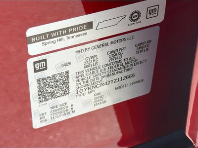 2026 Cadillac XT5 Premium Luxury