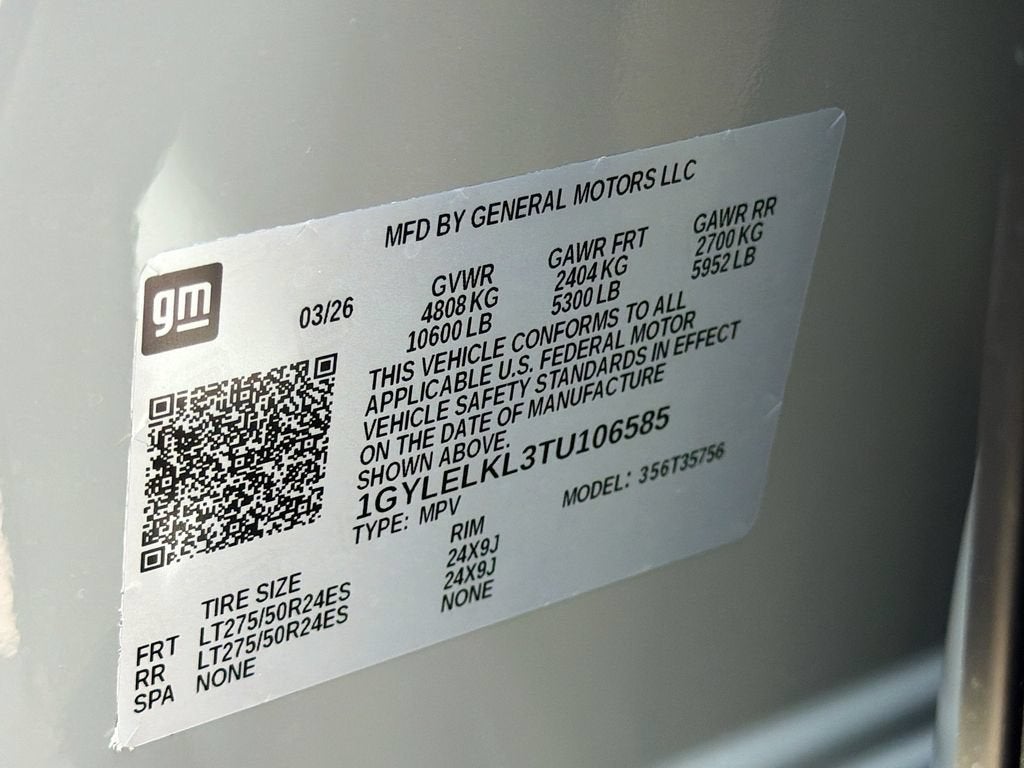 2026 Cadillac ESCALADE IQL Sport