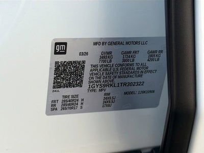 2026 Cadillac Escalade ESV Platinum Sport