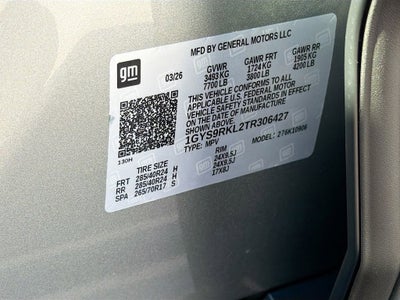 2026 Cadillac Escalade ESV Platinum Sport