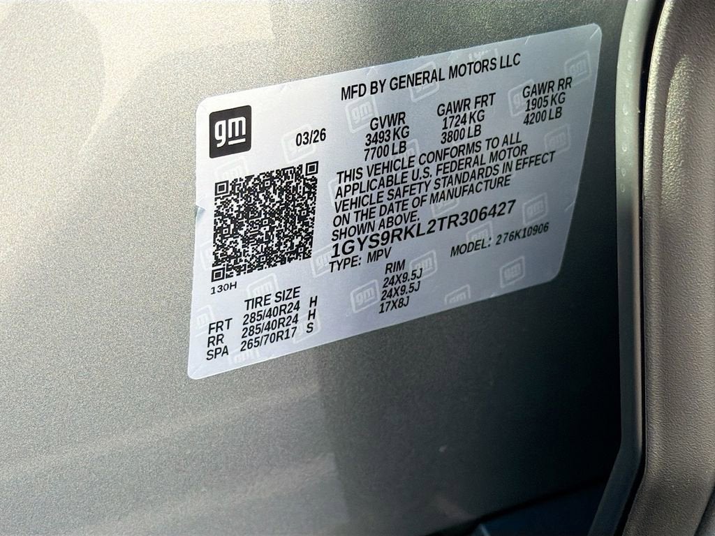 2026 Cadillac Escalade ESV Platinum Sport