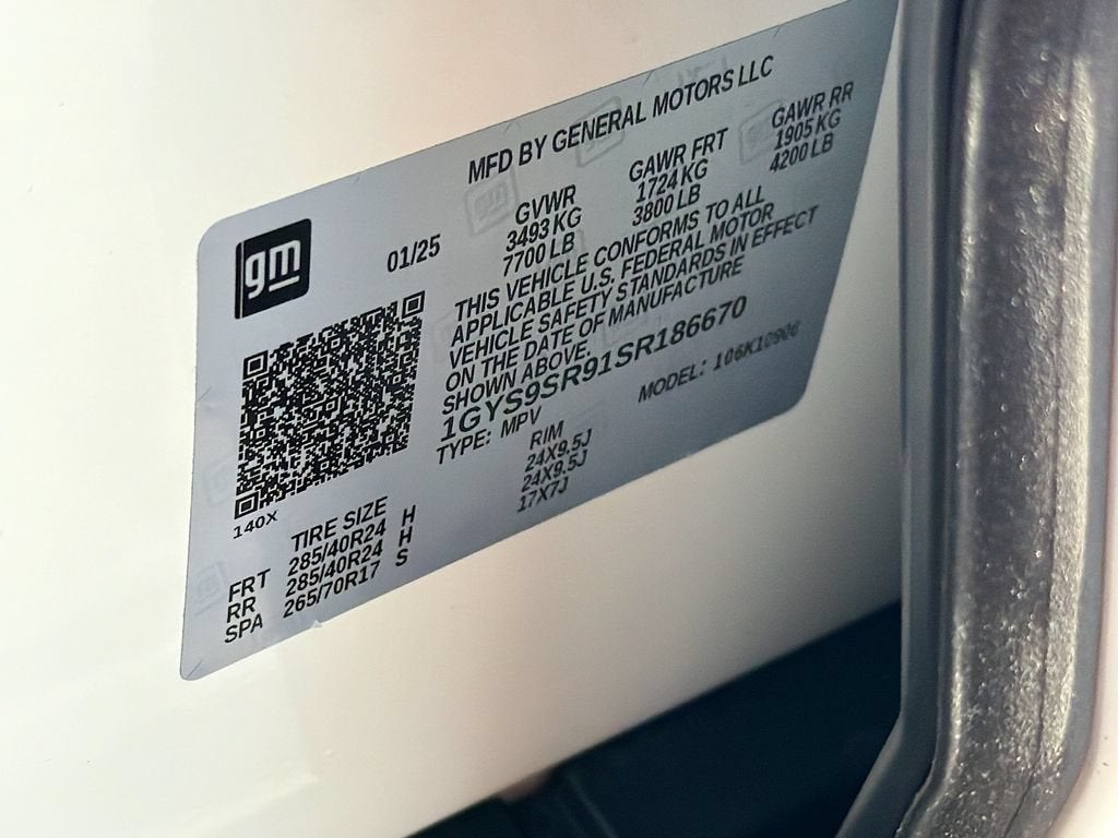 2025 Cadillac Escalade ESV Escalade-V ESV