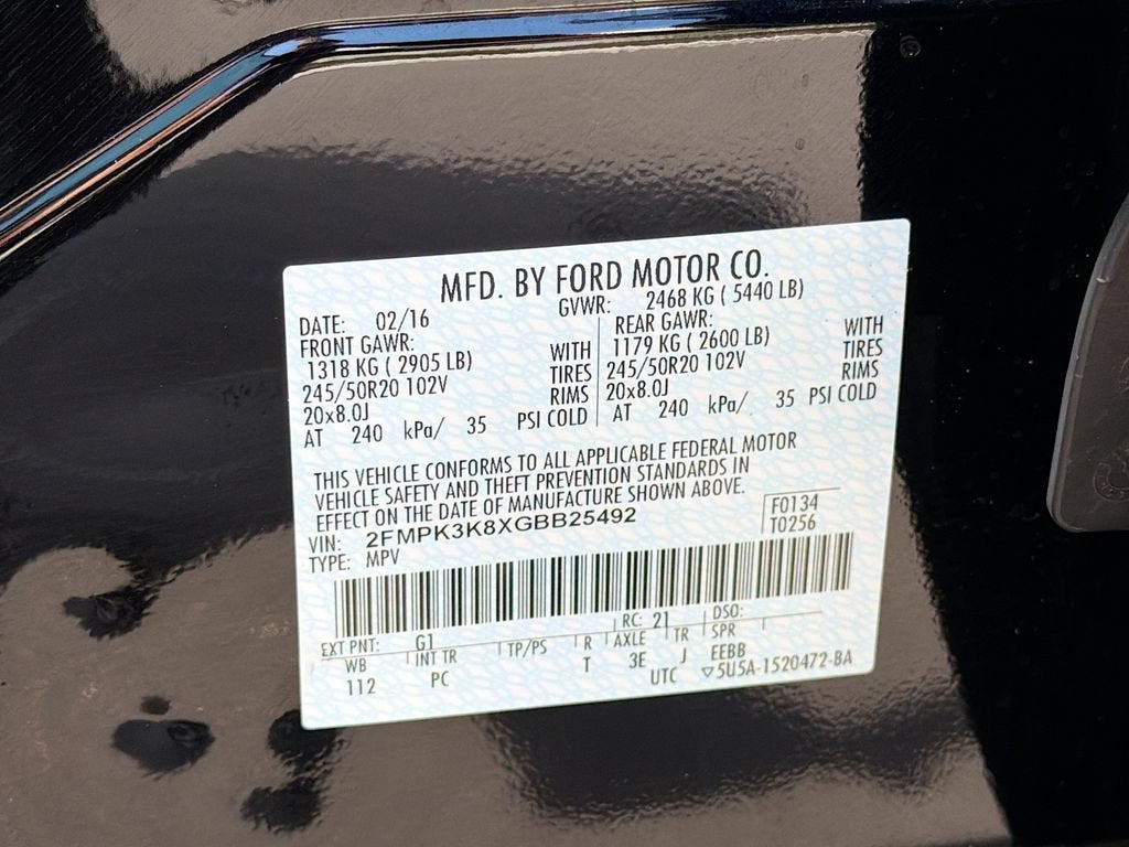 2016 Ford Edge Titanium
