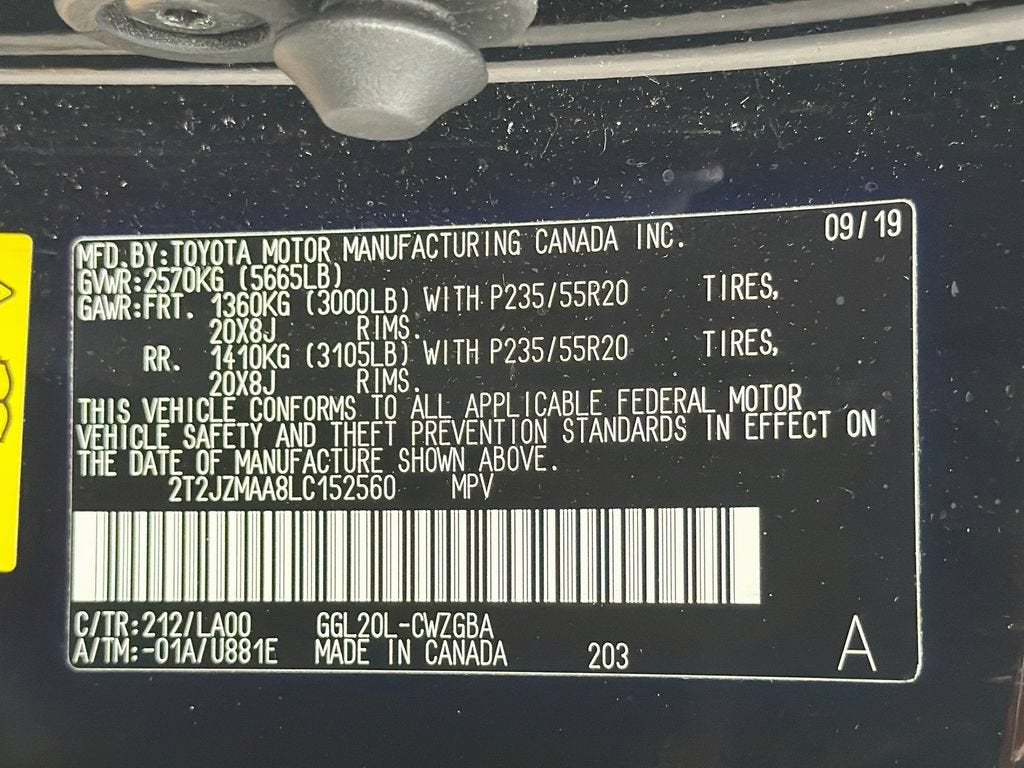 2020 Lexus RX RX 350