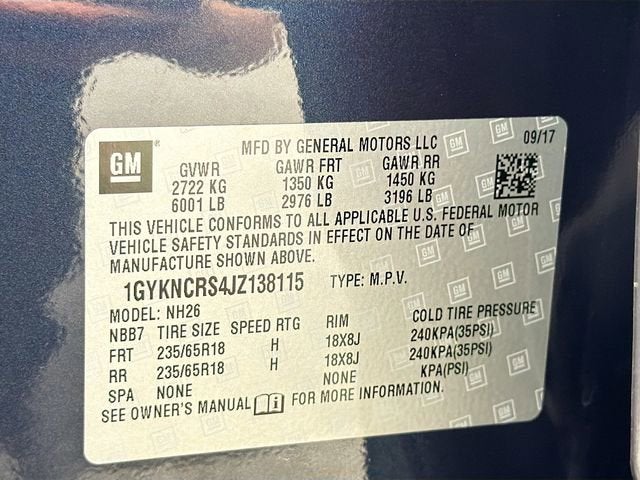 2018 Cadillac XT5 Luxury FWD