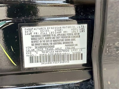 2025 Nissan Sentra SV