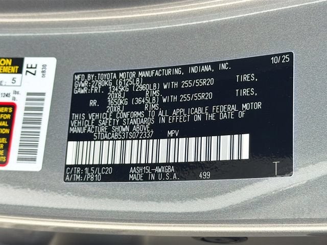2026 Toyota Grand Highlander Hybrid Limited