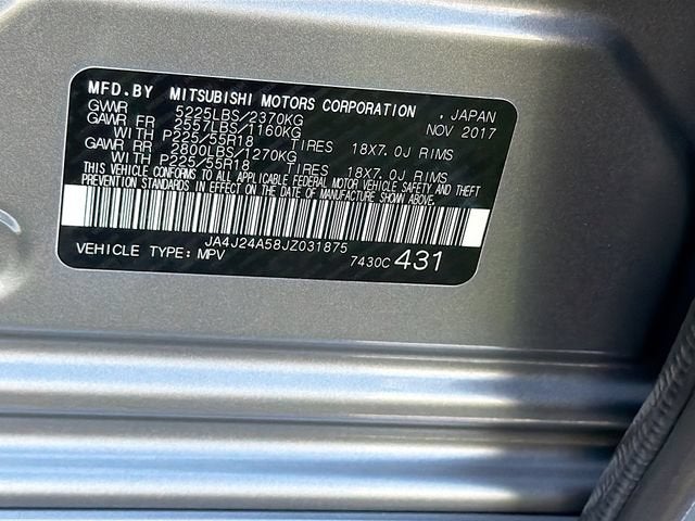 2018 Mitsubishi Outlander PHEV SEL