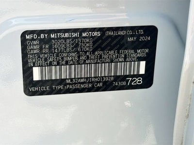 2024 Mitsubishi Mirage Ralliart