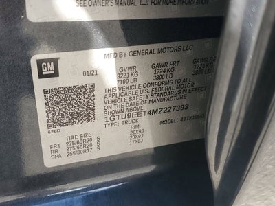 2021 GMC Sierra 1500 AT4